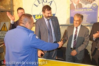 Civita Castellana - La presentazione del candidato sindaco Caprioli (Lega)
