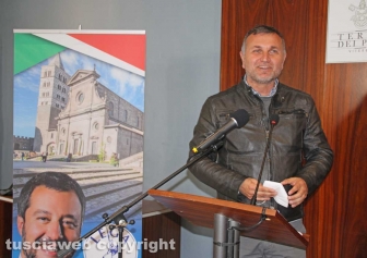 Gianmaria Santucci all'incontro della Lega