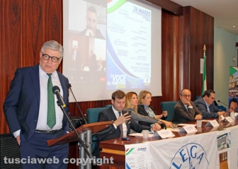 Umberto Fusco all'incontro della Lega