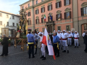 La macchina della Madonna Liberatrice - La partenza