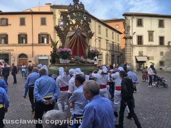 La macchina della Madonna Liberatrice - La partenza