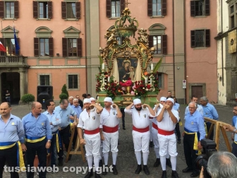La macchina della Madonna Liberatrice - La partenza