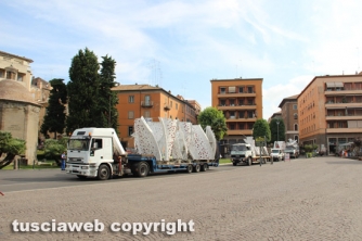 Viterbo - La macchina di Santa Rosa a San Sisto