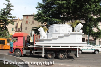 Viterbo - La macchina di Santa Rosa a San Sisto