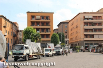 Viterbo - La macchina di Santa Rosa a San Sisto