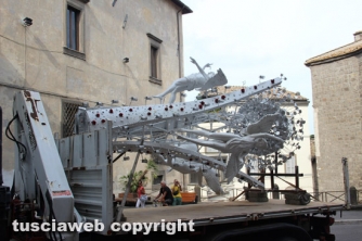 Viterbo - La macchina di Santa Rosa a San Sisto