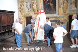 Viterbo - La macchina di Santa Rosa a San Sisto
