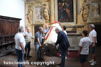 Viterbo - La macchina di Santa Rosa a San Sisto