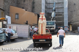 Viterbo - La macchina di Santa Rosa a San Sisto