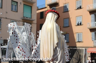 Viterbo - La macchina di Santa Rosa a San Sisto