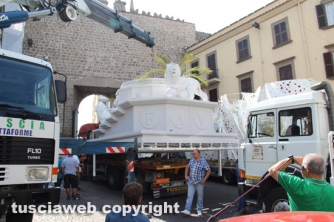 Viterbo - La macchina di Santa Rosa a San Sisto