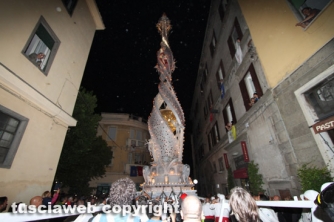 Santa Rosa - La macchina fantastica anche in via Marconi