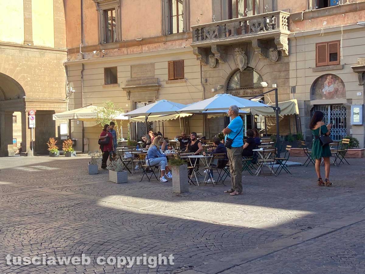 La Macchina in piazza del comune