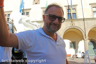 La Macchina in piazza del comune