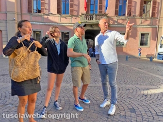 La Macchina in piazza del comune
