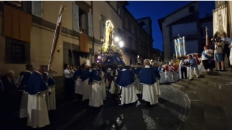 Viterbo - La Madonna del Carmelo torna a sfilare