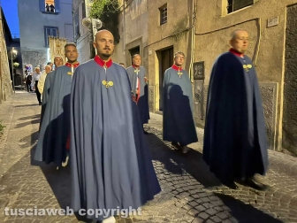 Viterbo - La Madonna del Carmelo illumina il centro storico