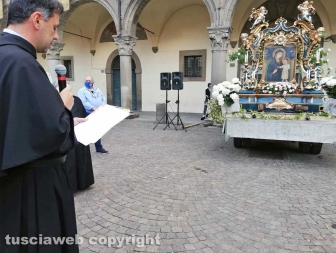 Viterbo - La processione della Madonna Liberatrice durante il Coronavirus