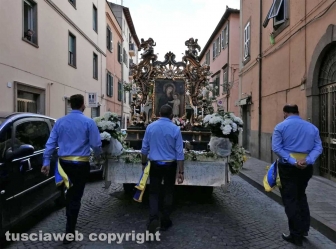 Viterbo - La processione della Madonna Liberatrice durante il Coronavirus