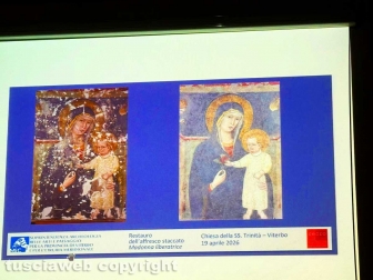 Viterbo - Il restauro della Madonna Liberatrice