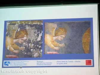 Viterbo - Il restauro della Madonna Liberatrice