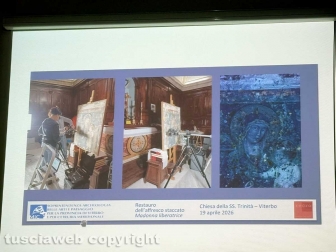 Viterbo - Il restauro della Madonna Liberatrice