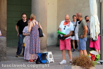 La manifestazione contro il Green pass
