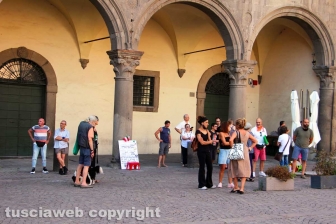La manifestazione contro il Green pass