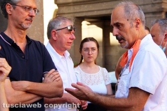 La manifestazione contro il Green pass