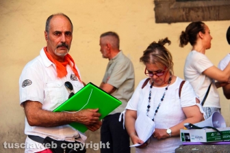 La manifestazione contro il Green pass