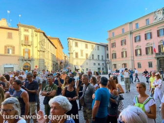 La manifestazione contro il Green pass