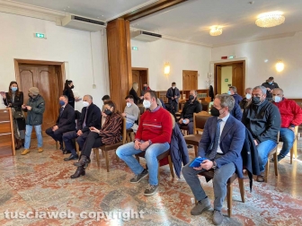 La manifestazione degli allevatori