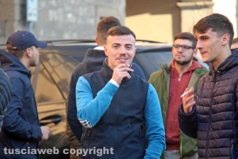 La manifestazione degli studenti