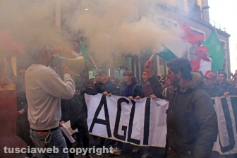 La manifestazione degli studenti