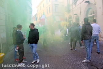 La manifestazione degli studenti
