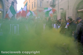 La manifestazione degli studenti