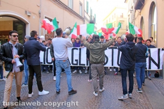 La manifestazione degli studenti