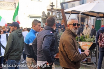 La manifestazione degli studenti