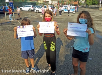 Orte - La manifestazione contro il rinvio dell'apertura delle scuole