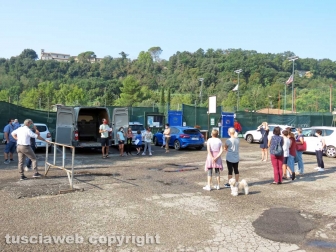 Orte - La manifestazione contro il rinvio dell'apertura delle scuole