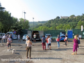 Orte - La manifestazione contro il rinvio dell'apertura delle scuole