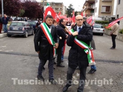 La manifestazione della Cgil a Civita Castellana