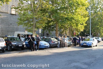 La manifestazione di Casapound a prato giardino