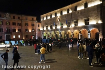La manifestazione in piazza