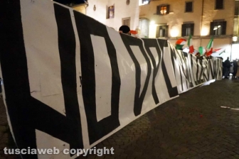 La manifestazione in piazza