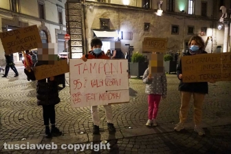 La manifestazione in piazza