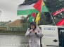 La manifestazione pro Palestina
