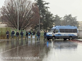 Viterbo - La manifestazione pro Palestina e contro il 41 bis