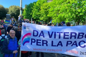 La marcia per la pace Perugia-Assisi