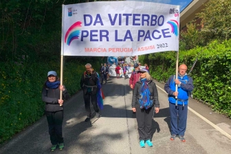 La marcia per la pace Perugia-Assisi
